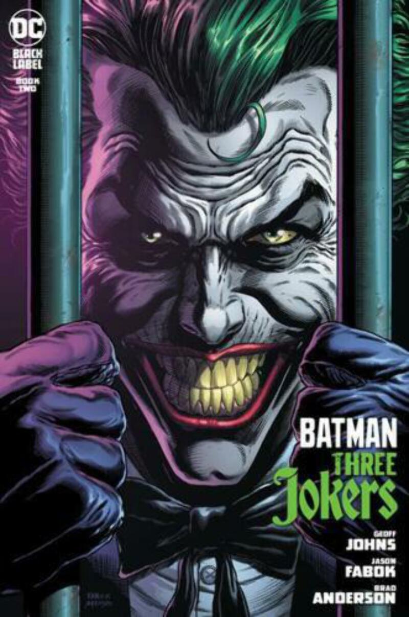 BATMAN THREE JOKERS #2 Behind Bars Premium Variant FABOK NM FREE card DC Comics